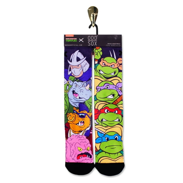 Nickelodeon Spongebob or Teenage Ninja Turtles Non Slip Slipper Socks 6-8 1/2 